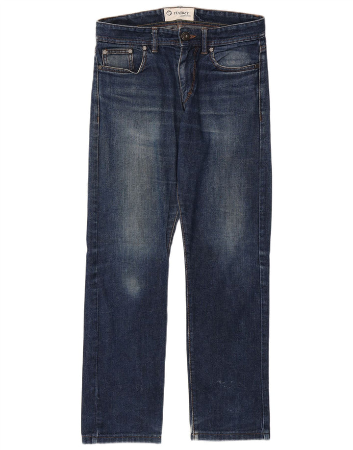 MURPHY & NYE Mens Sailmakers Custom Fit Straight Jeans W30 L30 Blue Cotton
