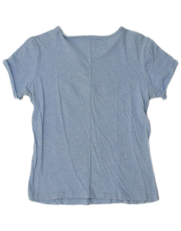 Champion Womens Heritage Classics Graphic T-Shirt Top UK 10 Small Blue