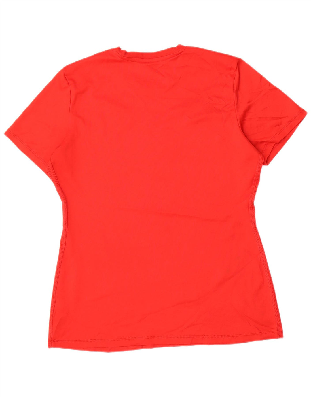 NIKE Womens Dri Fit T-Shirt Top UK 16 Large Red Polyester