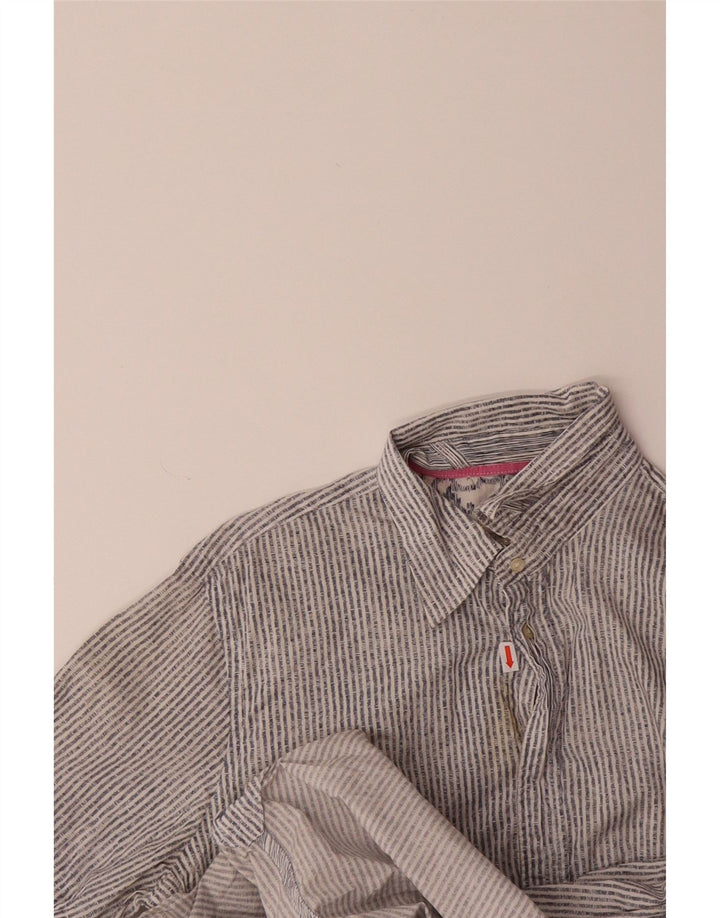 DIESEL Mens Short Sleeve Shirt Small Blue Pinstripe Cotton Vintage Diesel and Second-Hand Diesel from Messina Hembry 