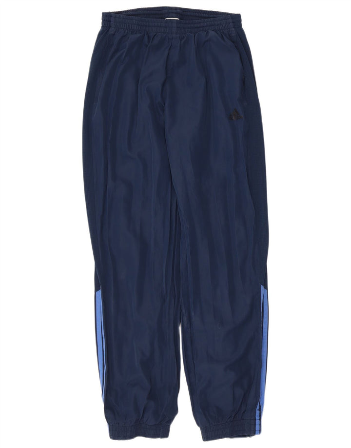 Adidas Mens Tracksuit Trousers Joggers Medium  Navy Blue Polyester