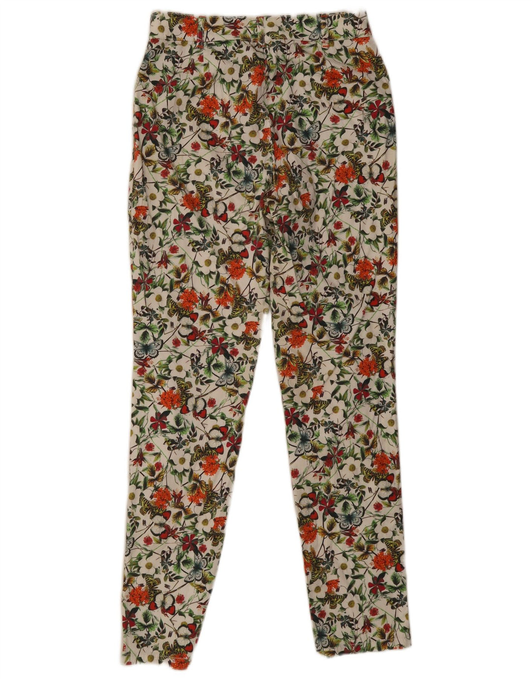 Lloyd's Womens Casual Trousers EU 38 Medium W28 L30 Multicoloured Floral