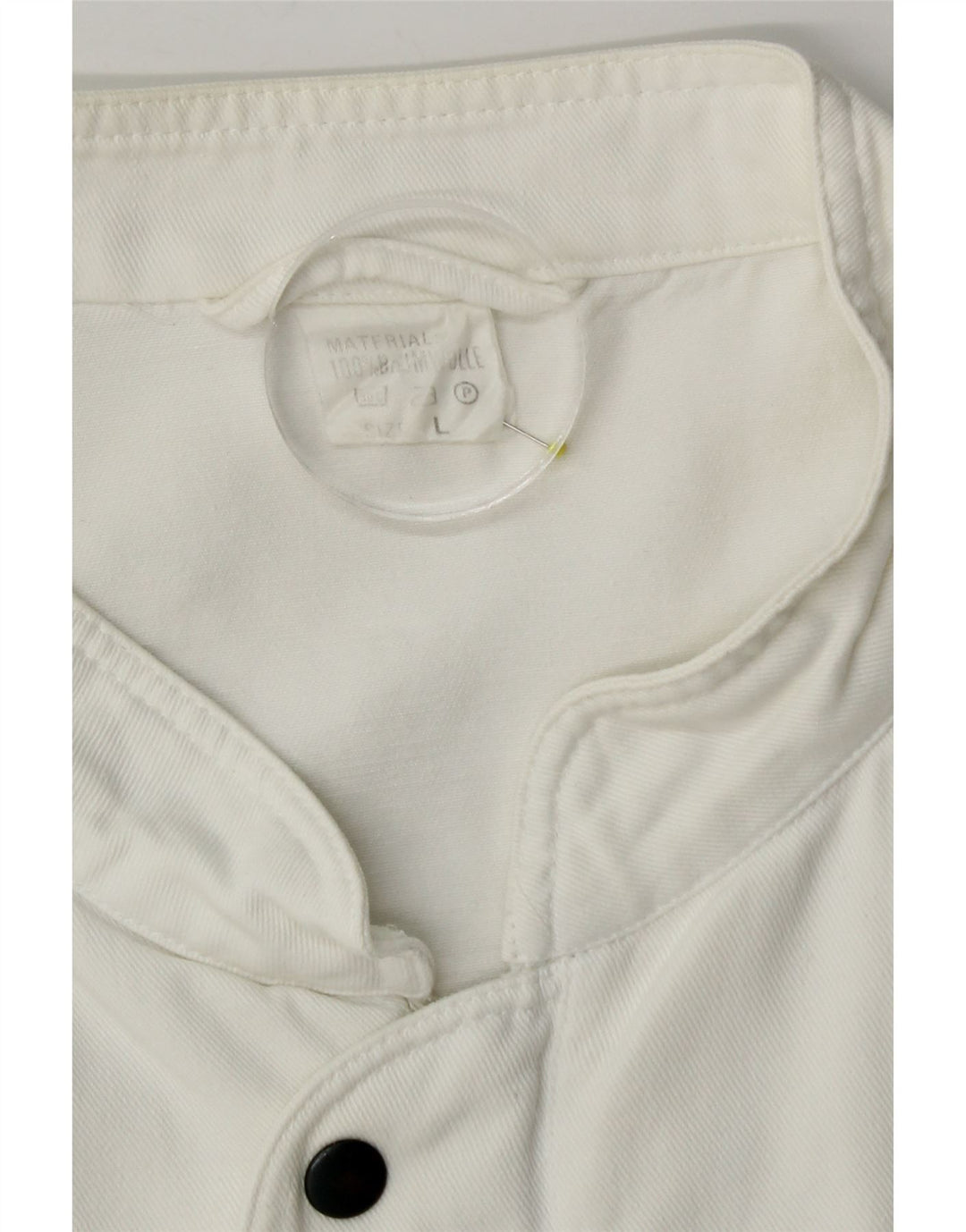 Vintage Mens Utility Jacket UK 40 Large White Cotton