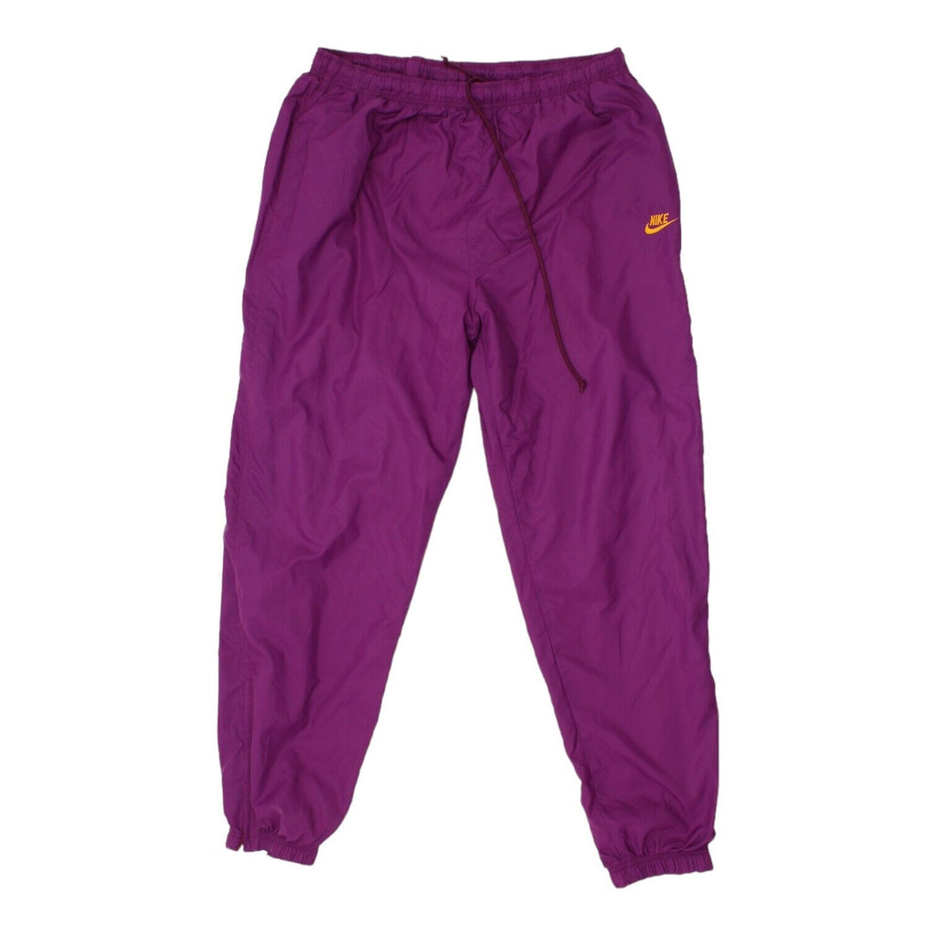 Nike Mens Purple Shell Suit Tracksuit Bottoms | Vintage 90s Sportswear VTG | Vintage Messina Hembry | Thrift | Second-Hand Messina Hembry | Used Clothing | Messina Hembry 