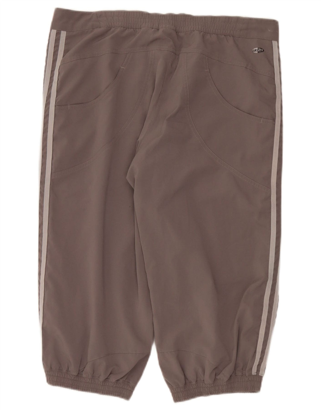 Adidas Womens Climalite Bermuda Sport Shorts UK 12 Medium Grey
