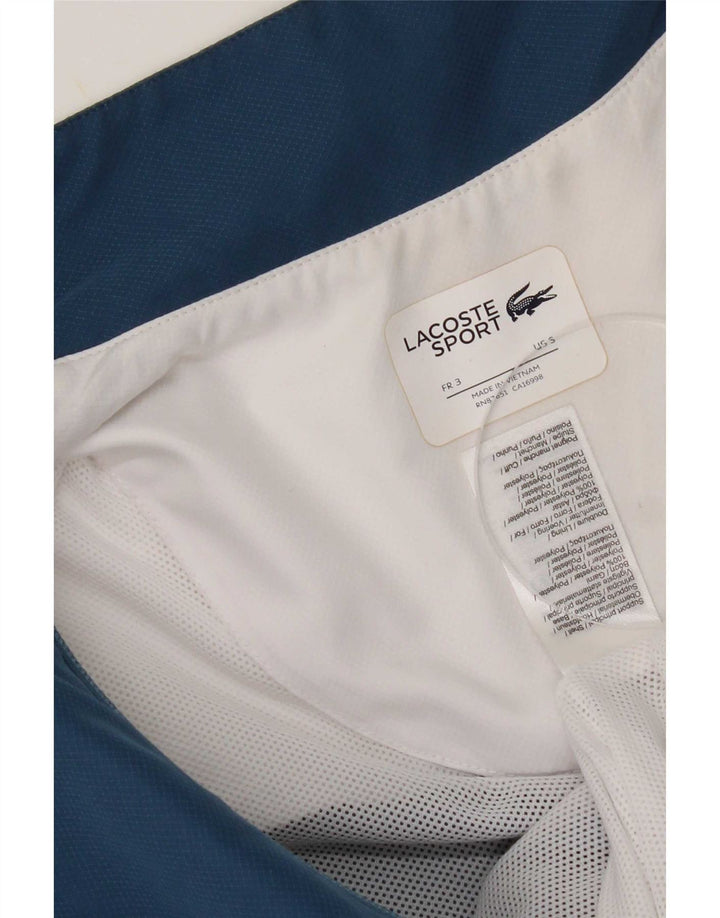 Lacoste Mens Graphic Tracksuit Top Jacket Size 3 Small Blue Colourblock