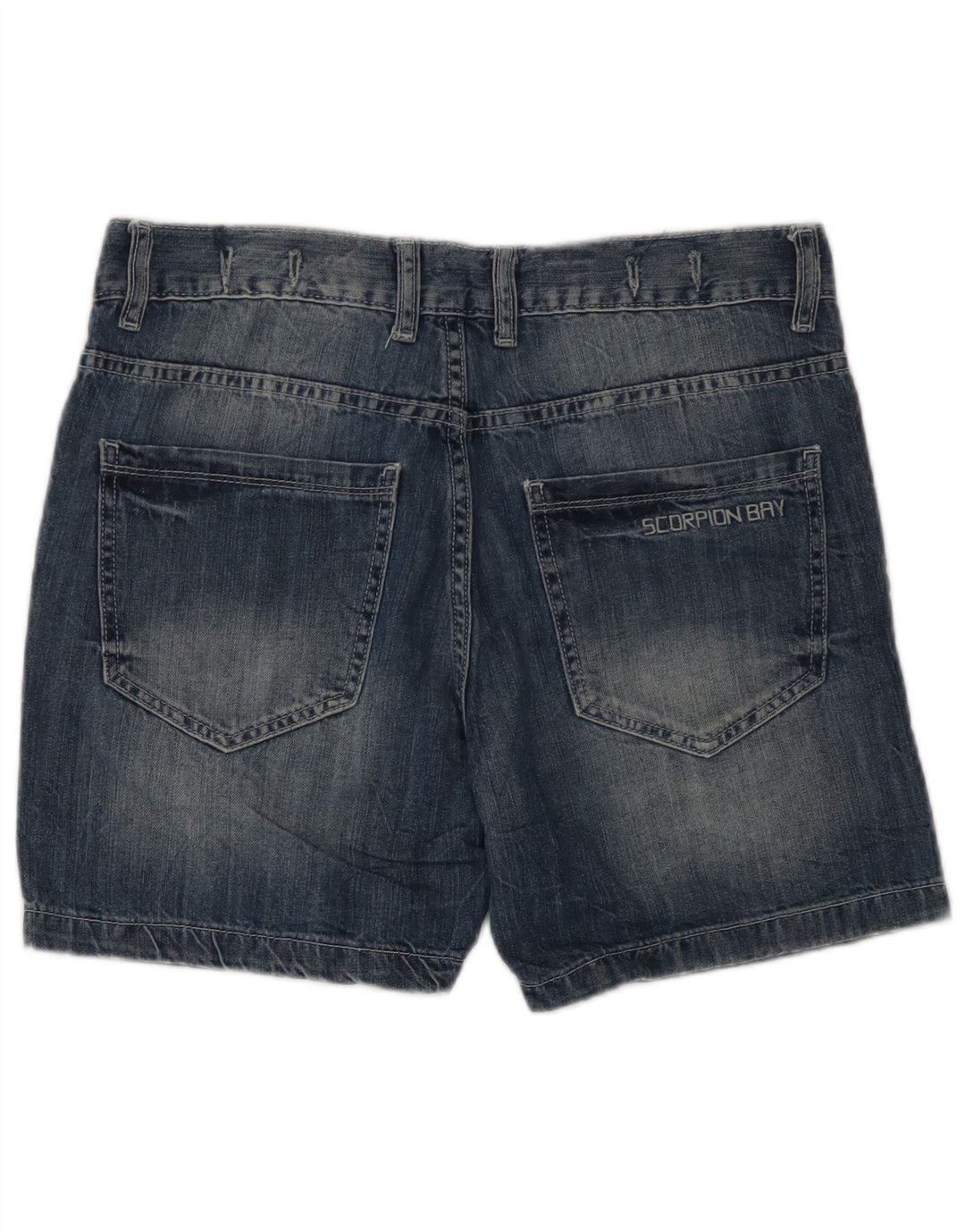 Scorpion Bay Mens Denim Shorts W30 Medium Blue Cotton