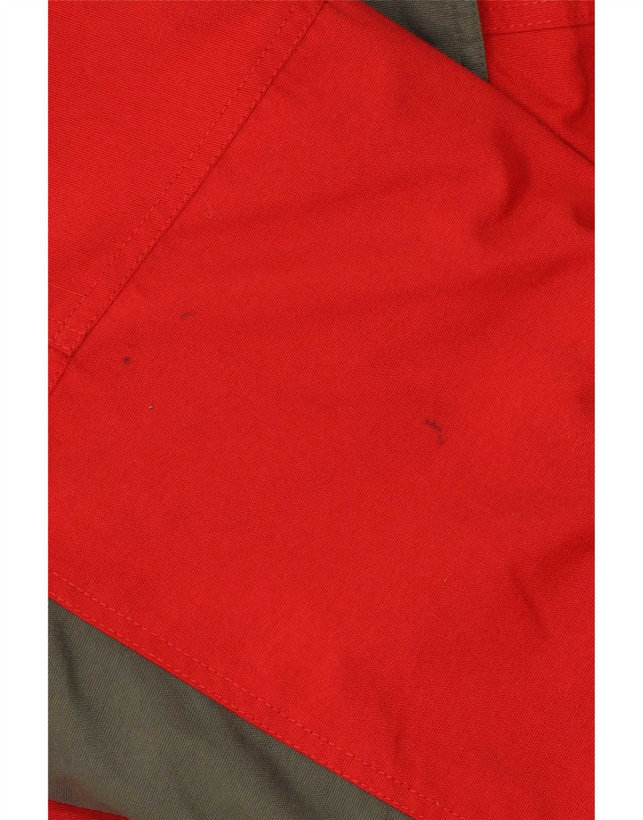Columbia Mens Loose Fit Ski Jacket UK 38 Medium Red Colourblock Nylon