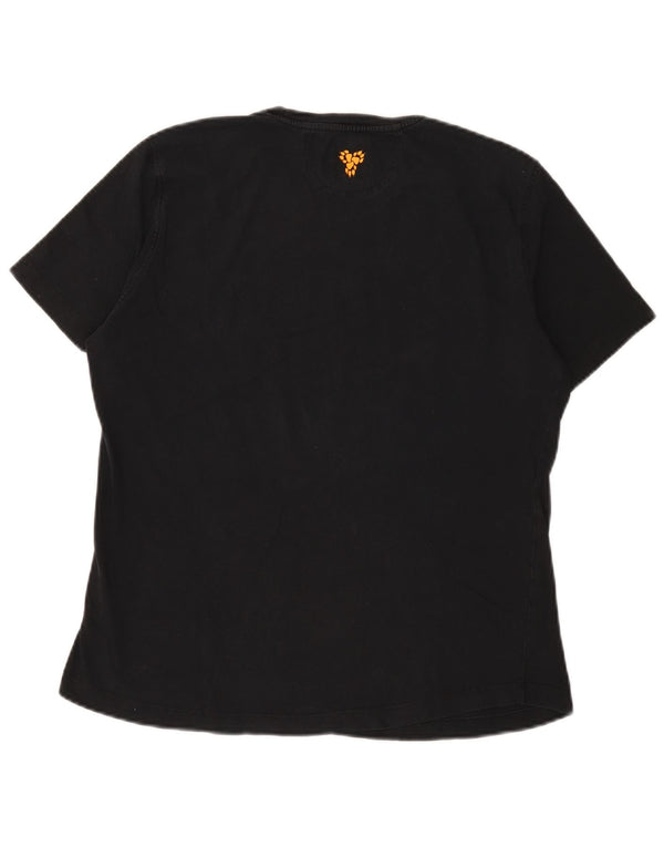 Jack Wolfskin Womens T-Shirt Top UK 14 Large Black