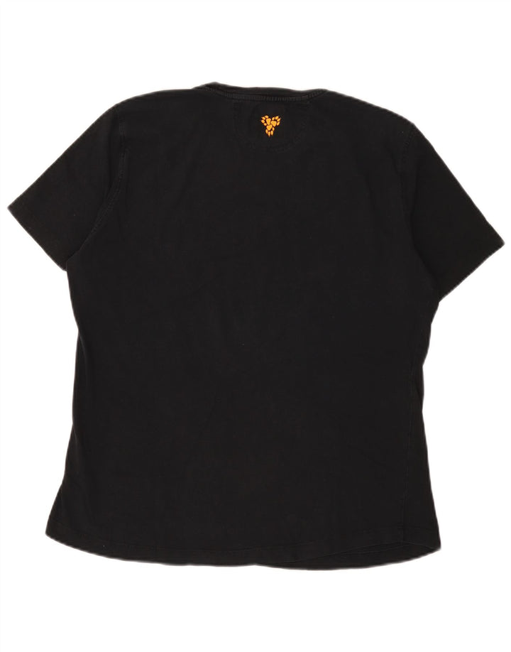 Jack Wolfskin Womens T-Shirt Top UK 14 Large Black