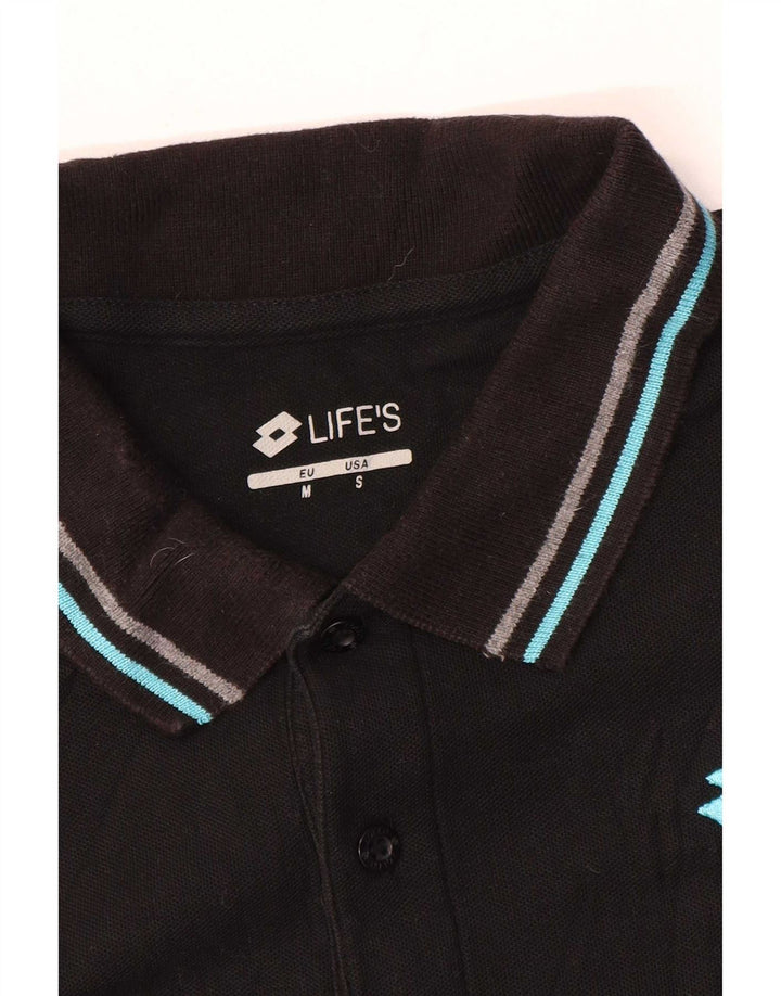 Lotto Mens Polo Shirt Small Black