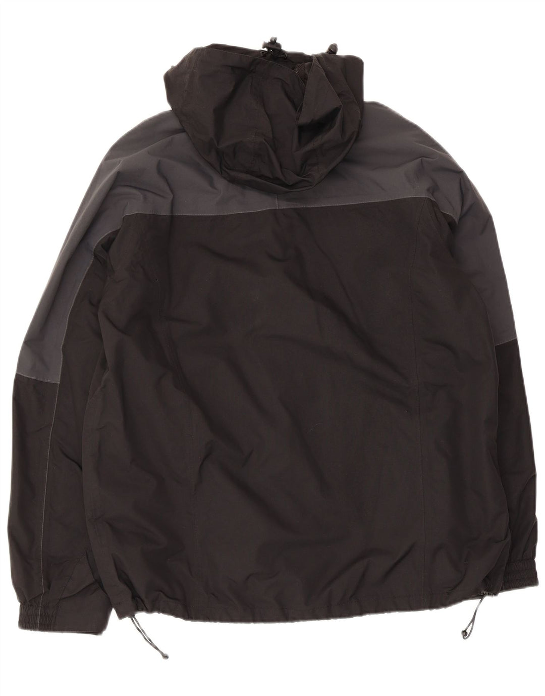 Mountain Warehouse Mens Windbreaker Jacket UK 36 Small Black Colourblock