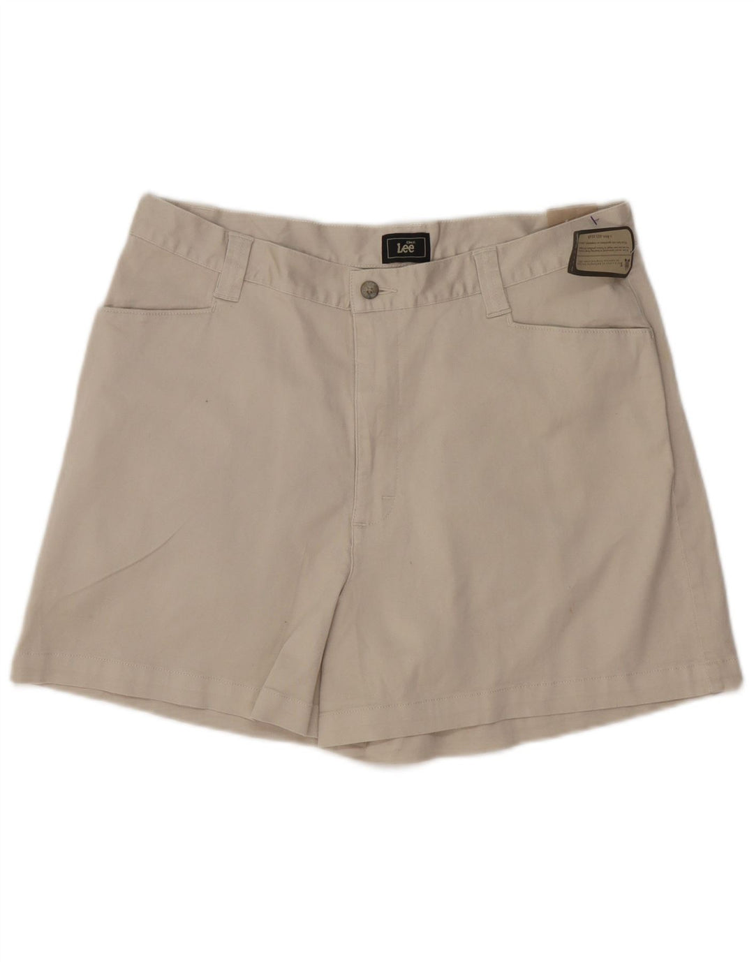 LEE Womens Casual Shorts US 16 2XL W34  Grey Cotton