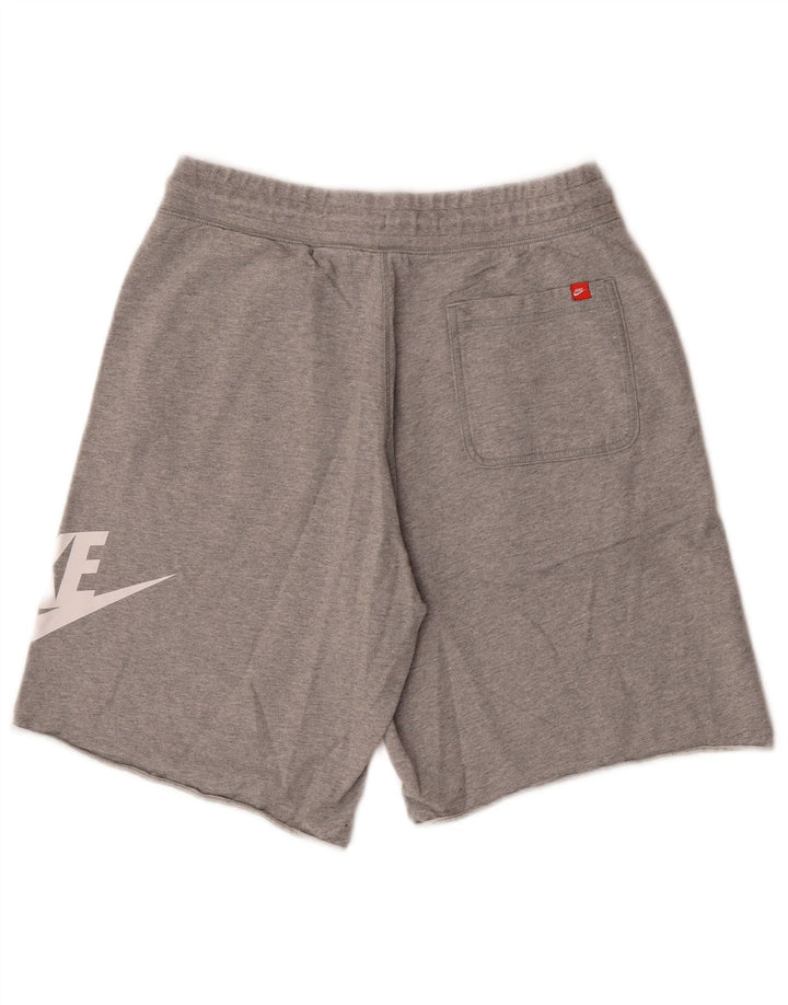 Nike Mens Graphic Sport Shorts Large  Grey Cotton