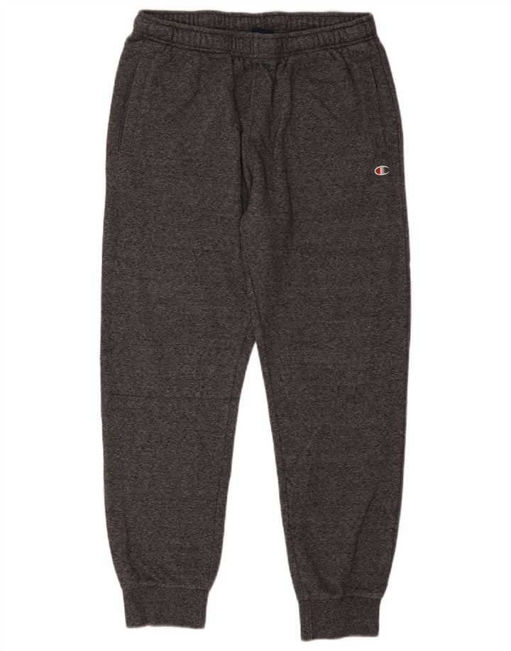 Champion Mens Tracksuit Trousers Joggers Large  Grey Flecked Cotton