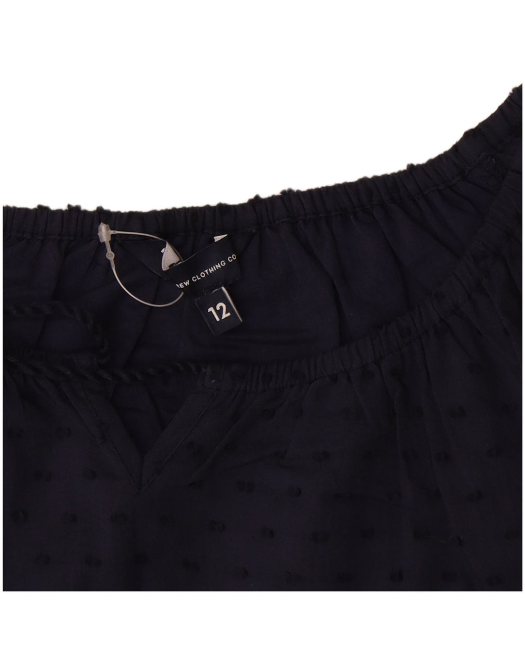 Crew Clothing Womens Shift Dress UK 12 Medium Navy Blue Spotted