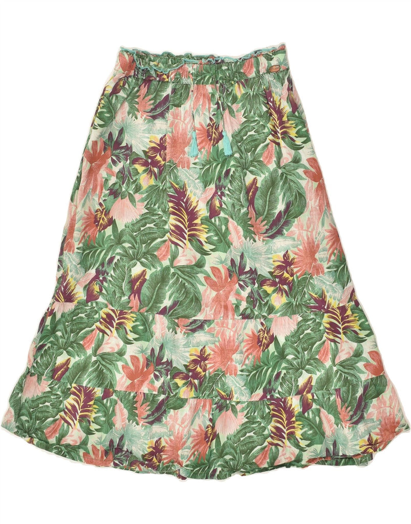 SCOTCH & SODA Girls R'Belle A-Line Skirt 5-6 Years W24 Green Floral | Vintage Scotch & Soda | Thrift | Second-Hand Scotch & Soda | Used Clothing | Messina Hembry 