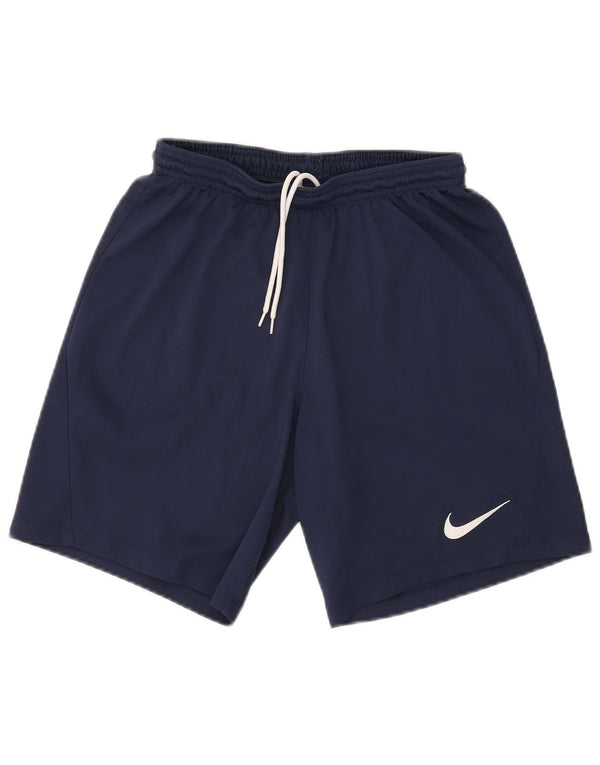 Nike Mens Dri Fit Sport Shorts Medium  Navy Blue Polyester