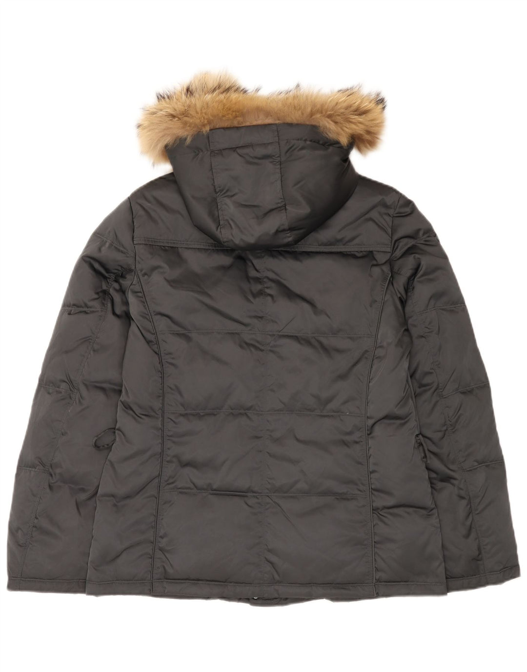 Geox Womens Respira Hooded Padded Jacket UK 14 Large Grey