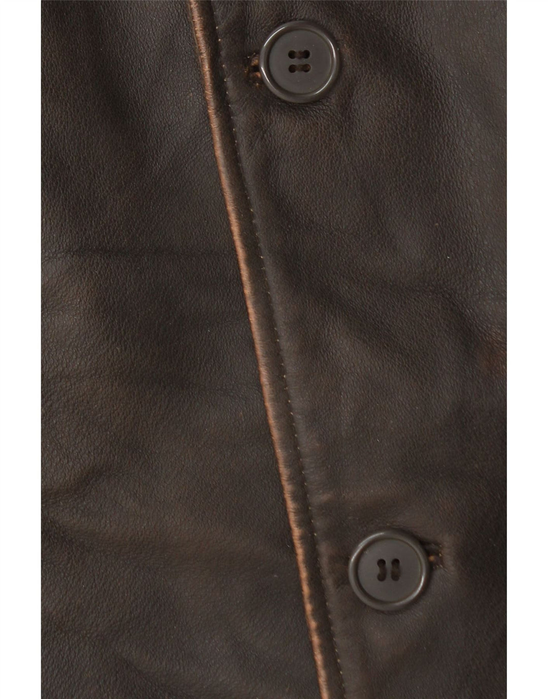 Conbipel Mens Leather Jacket IT 52 Large Brown Leather