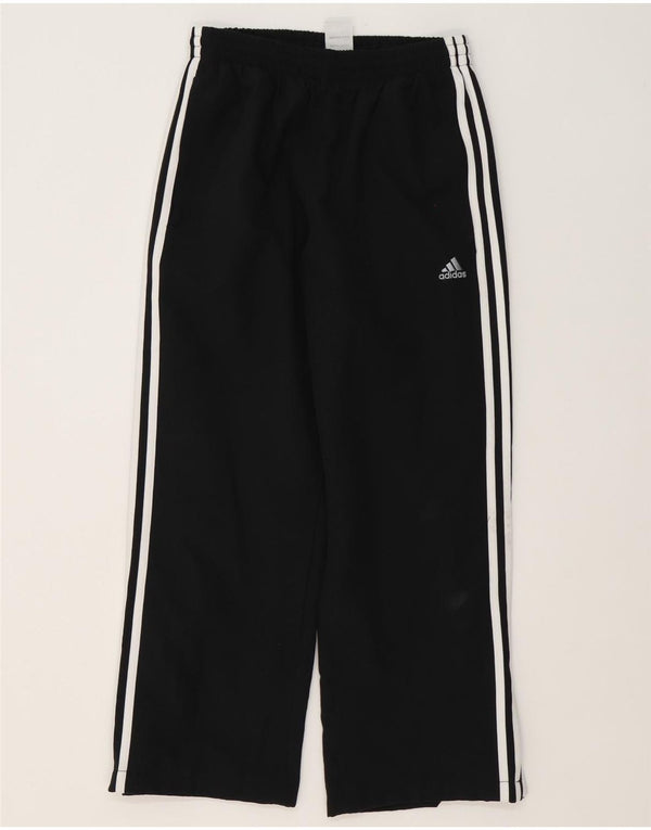 Adidas Girls Climalite Tracksuit Trousers 15-16 Years Black Polyester