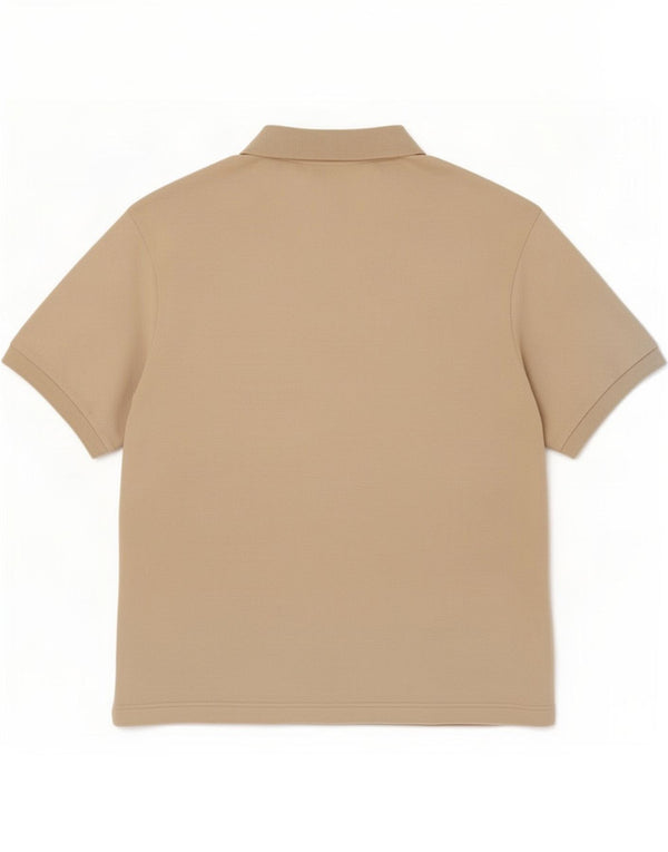 Kappa Mens Polo Shirt Large Beige Cotton
