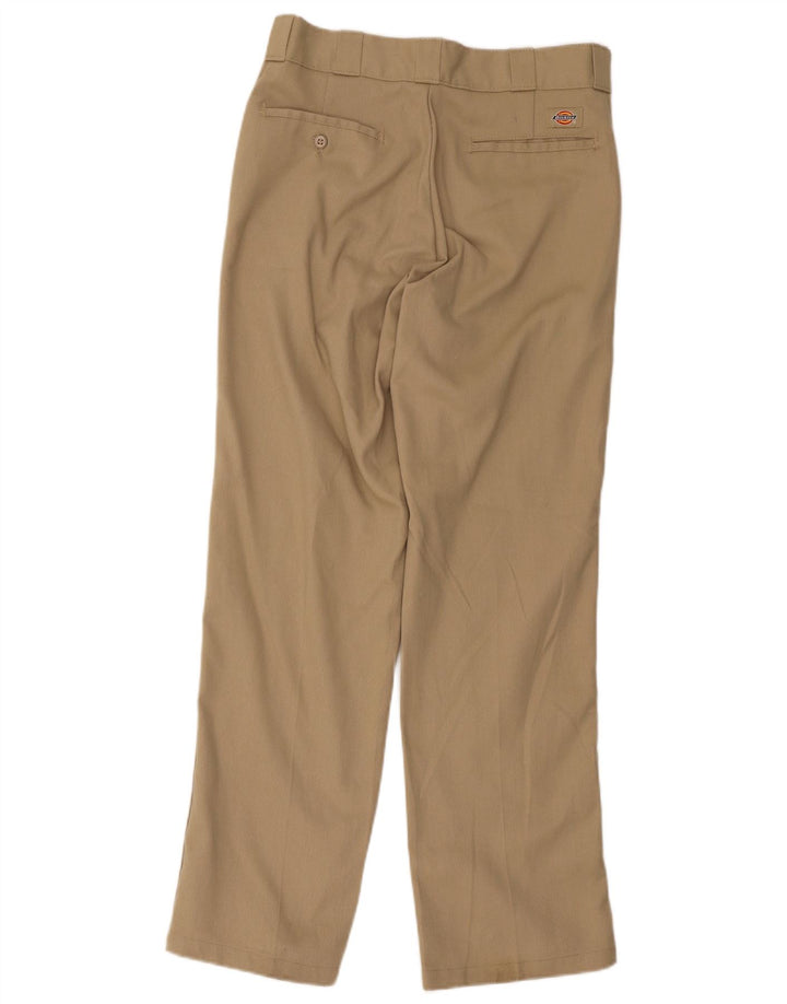 Dickies Mens 874 Straight Chino Trousers W32 L32 Beige Polyester
