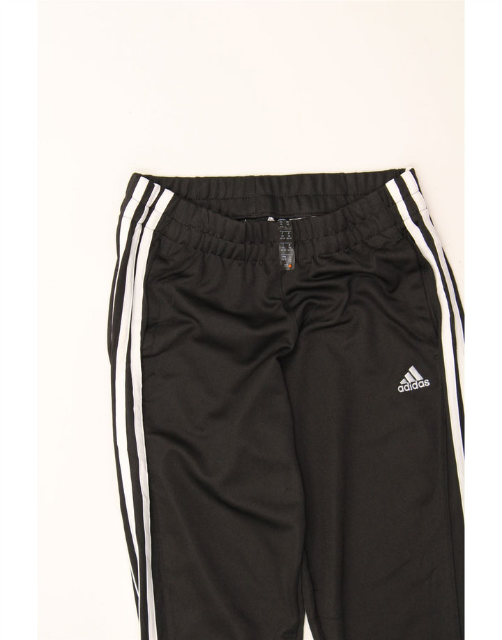 ADIDAS Womens Tracksuit Trousers UK 4/6 XS Black Polyester Vintage Adidas and Second-Hand Adidas from Messina Hembry 