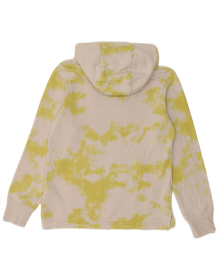 LEVI'S Girls Graphic Hoodie Jumper 11-12 Years White Tie Dye Cotton