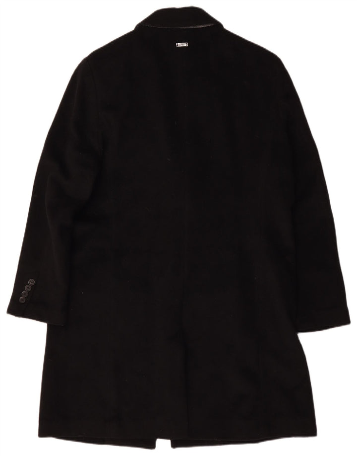 Liu Jo Mens Overcoat IT 52 XL Black Wool
