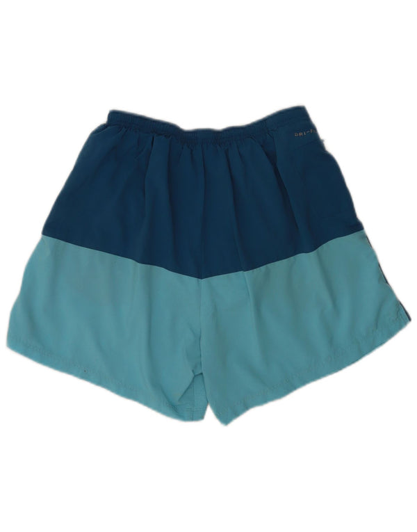 Nike Mens Dri Fit Sport Shorts Large Blue Colourblock Polyester Sports