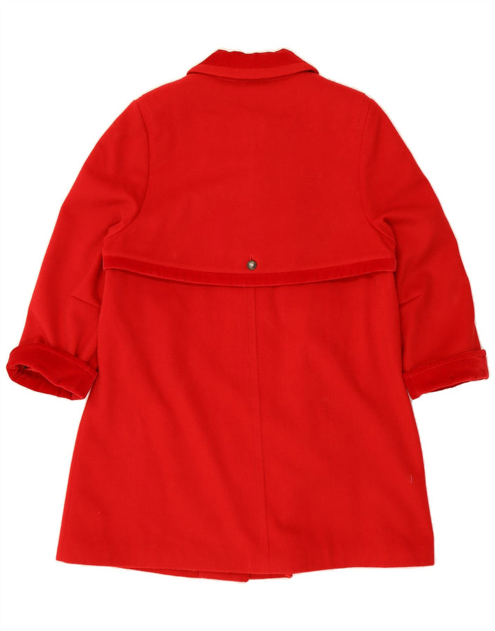 DOLOMITEN Womens Oversized 3/4 Sleeve Overcoat EU 46 XL Red Virgin Wool Vintage Dolomiten and Second-Hand Dolomiten from Messina Hembry 