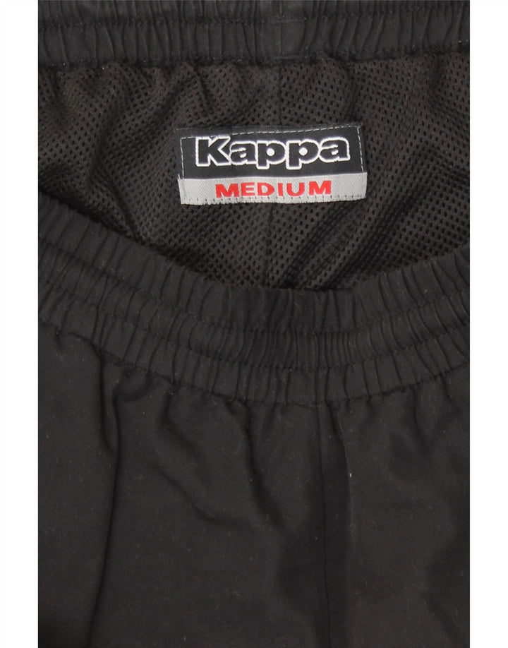 Kappa Mens Tracksuit Trousers Medium  Black Polyester