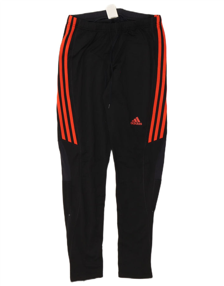 Adidas Mens Tracksuit Trousers XL Black Colourblock Polyester
