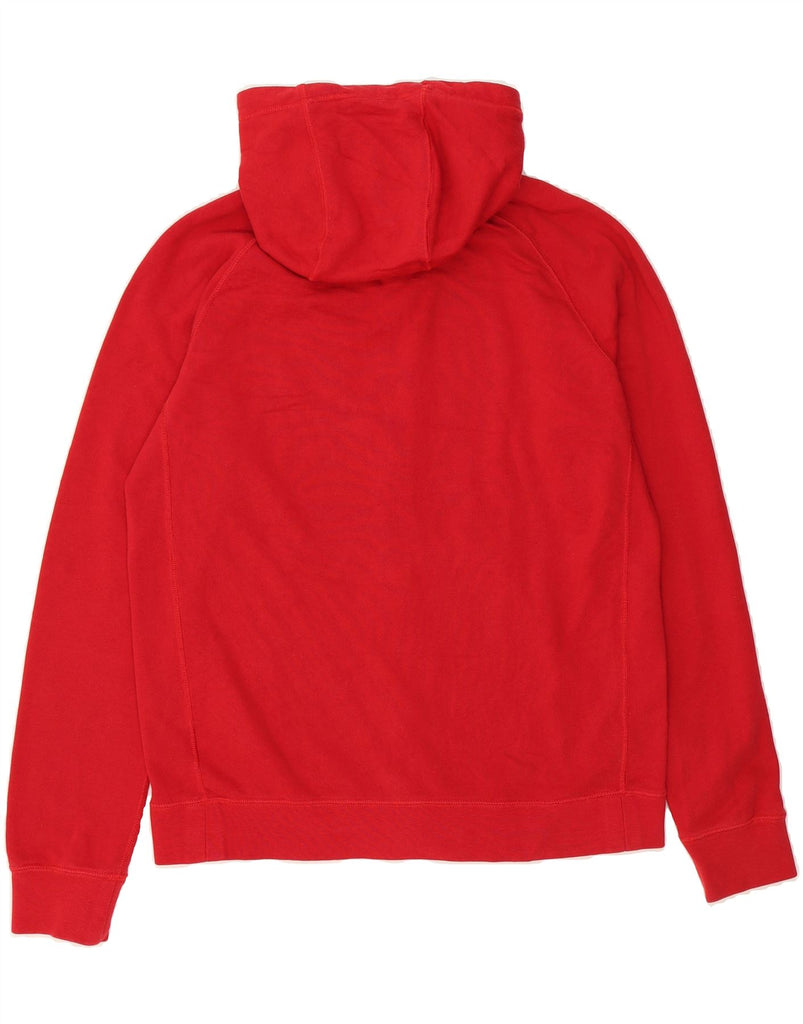 NIKE Mens Graphic Zip Hoodie Sweater Medium Red Cotton Vintage Nike and Second-Hand Nike from Messina Hembry 