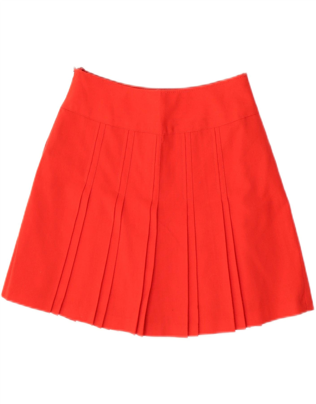 Vintage Womens Mini Pleated Skirt IT 40 Small W26 Red