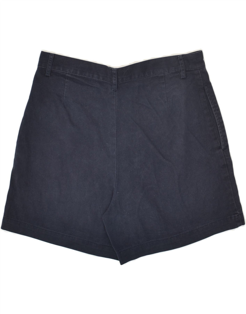 RALPH LAUREN Womens Chino Shorts US 8 Medium W30 Navy Blue Cotton | Vintage Ralph Lauren | Thrift | Second-Hand Ralph Lauren | Used Clothing | Messina Hembry 