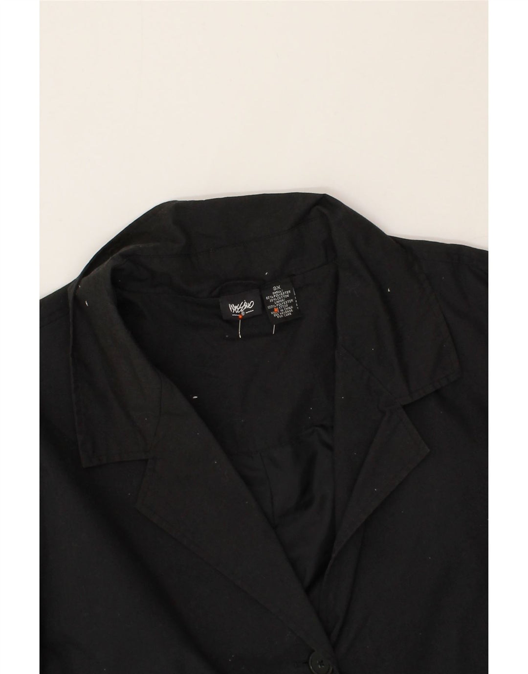 MOSSIMO Womens Overcoat UK 22 3XL Black Polyester Vintage Mossimo and Second-Hand Mossimo from Messina Hembry 