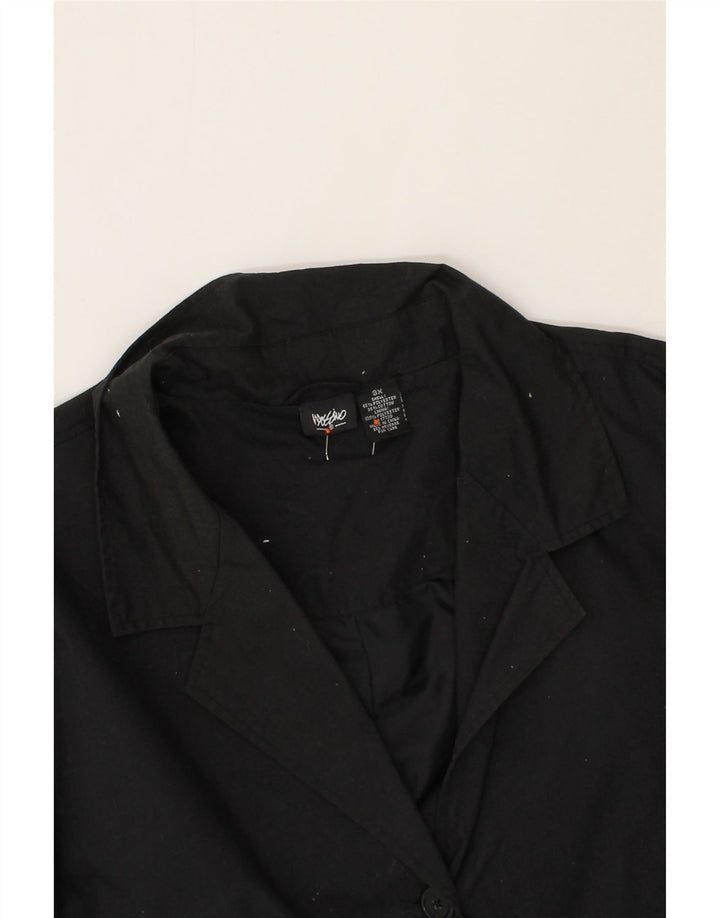 MOSSIMO Womens Overcoat UK 22 3XL Black Polyester Vintage Mossimo and Second-Hand Mossimo from Messina Hembry 