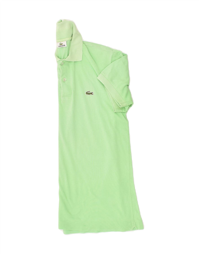 LACOSTE Mens Polo Shirt Size 3 Small Green Cotton | Vintage Lacoste | Thrift | Second-Hand Lacoste | Used Clothing | Messina Hembry 