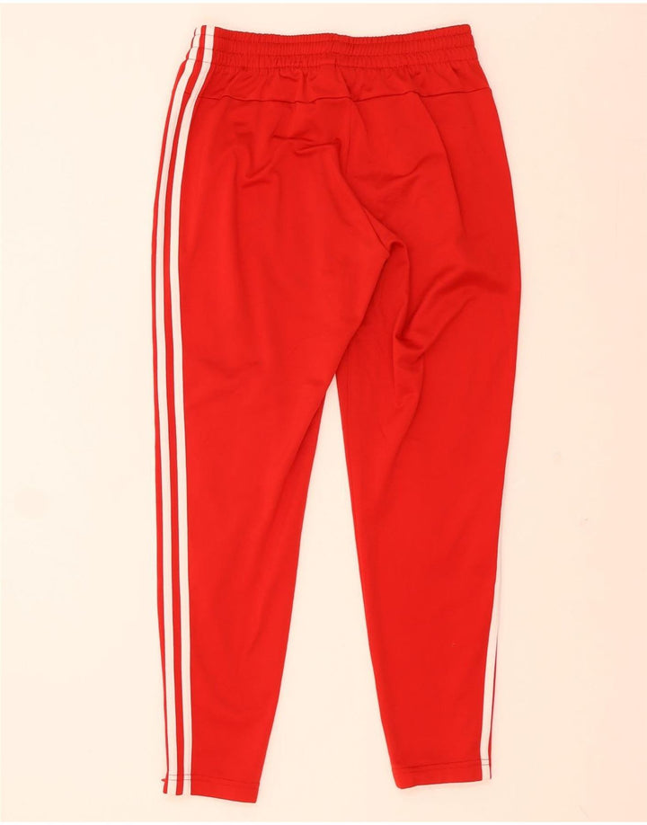 Adidas Womens Tracksuit Trousers UK 8/10 Small  Red Polyester