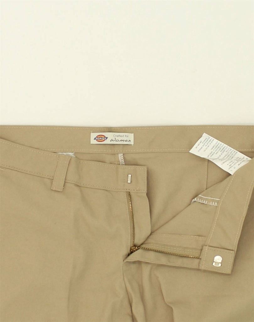 DICKIES Womens Straight Chino Trousers US 10 Large W34 L31 Beige Polyester | Vintage Dickies | Thrift | Second-Hand Dickies | Used Clothing | Messina Hembry 