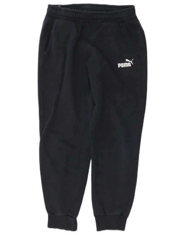Puma Mens Tracksuit Trousers Joggers Medium Black Cotton