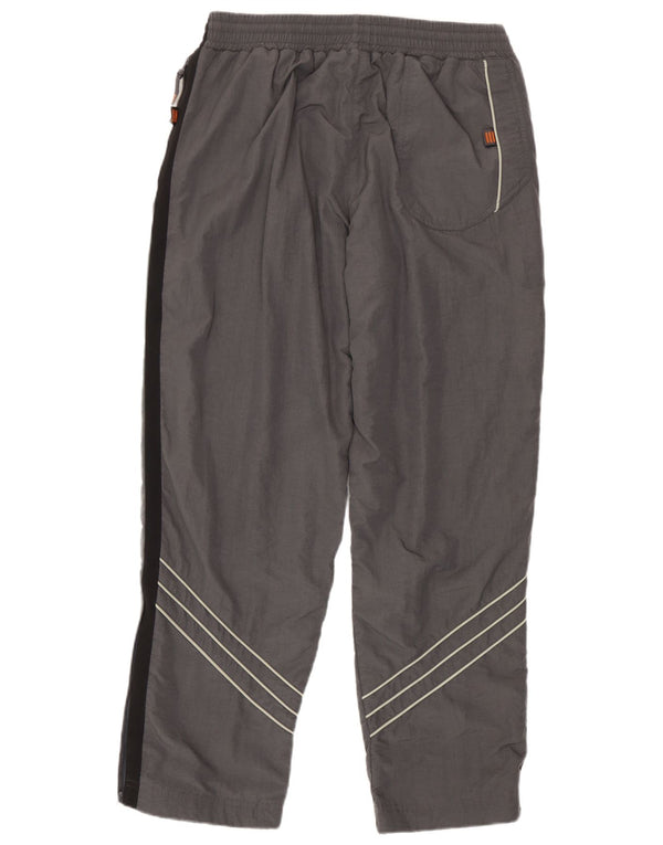 Adidas Mens Tracksuit Trousers UK 40/42 Medium Grey Colourblock Polyamide