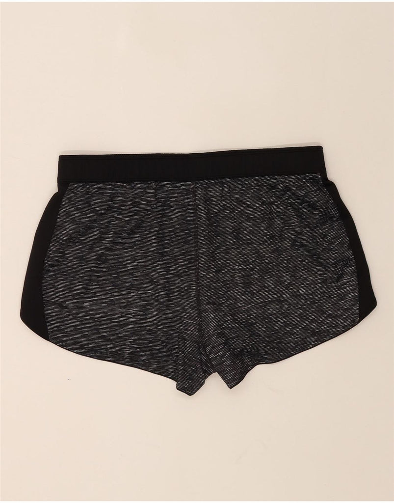 REEBOK Womens Sport Shorts UK 16 Large Grey Flecked Polyester Vintage Reebok and Second-Hand Reebok from Messina Hembry 