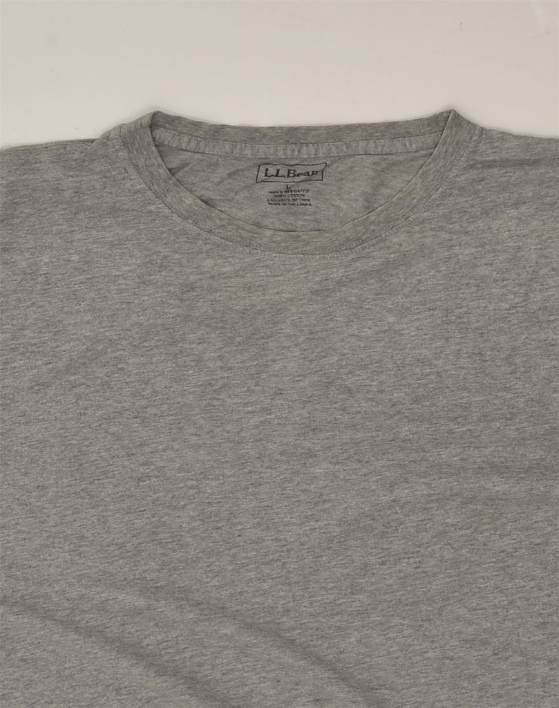 L.L.BEAN Mens T-Shirt Large Grey Cotton | Vintage L.L.Bean | Thrift | Second-Hand L.L.Bean | Used Clothing | Messina Hembry 