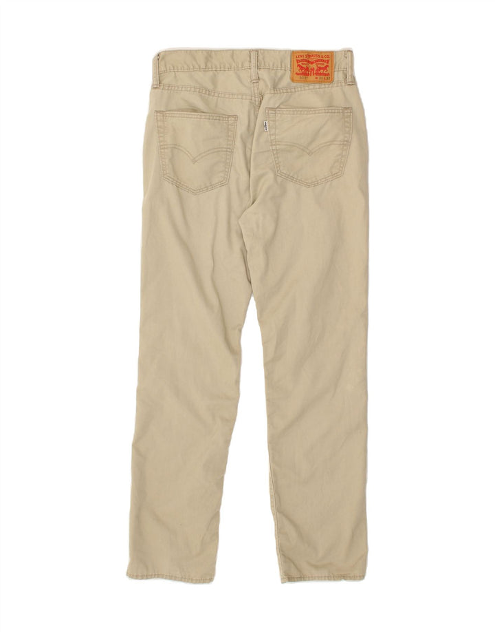 LEVI'S Mens 511 Straight Casual Trousers W31 L32 Beige Cotton Vintage Levi's and Second-Hand Levi's from Messina Hembry 