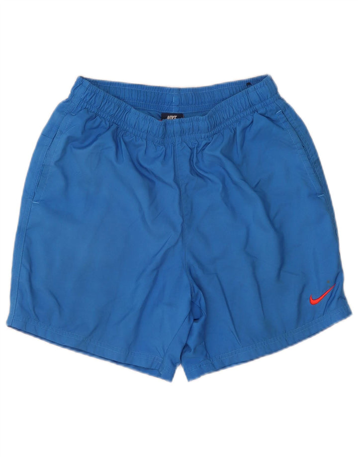 NIKE Mens Swimming Shorts Medium  Blue Polyester