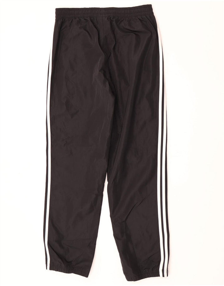 Adidas Mens Tracksuit Trousers Joggers Medium Black Polyester