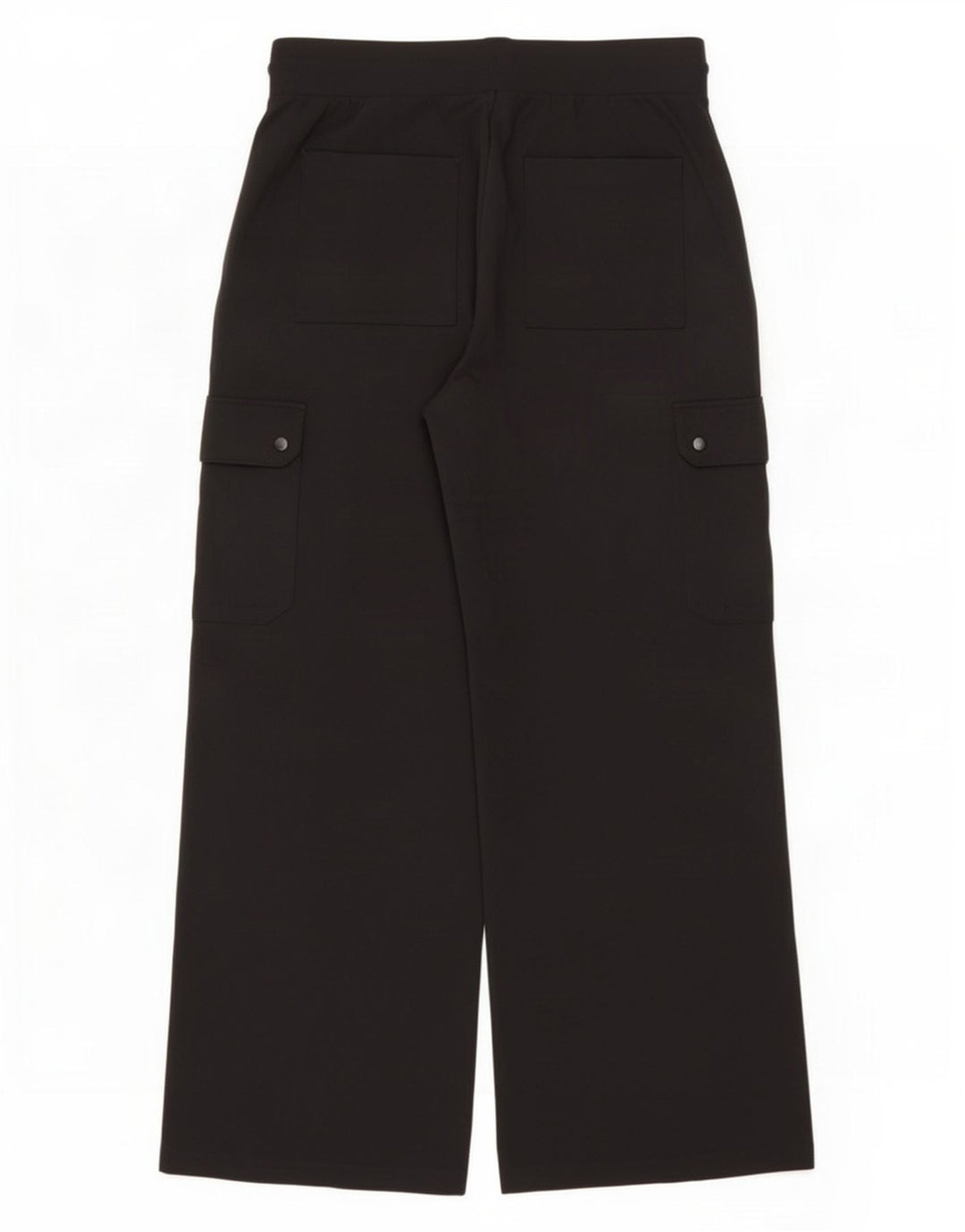 Marks & Spencer Womens Cargo Tracksuit Trousers UK 14 Large Black Viscose